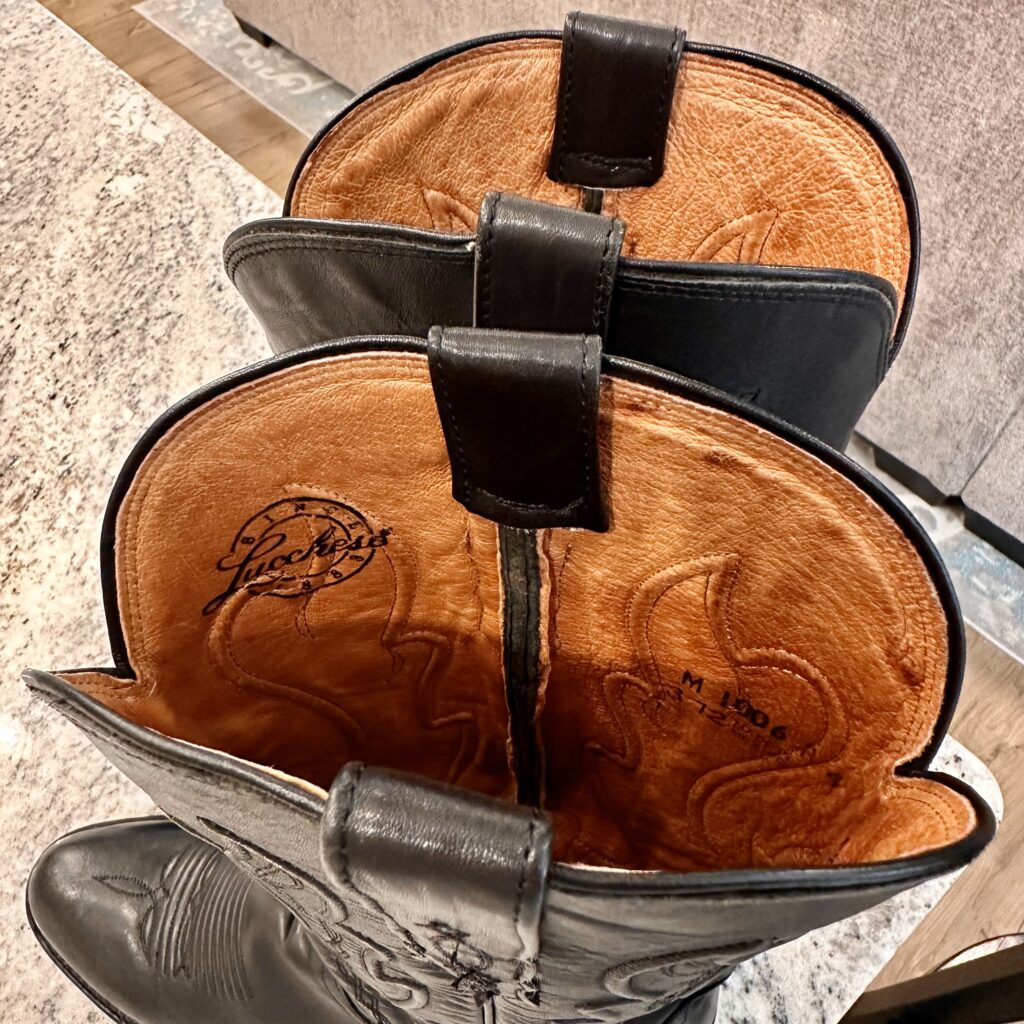 lucchese-black-boots-style-m1006-r4-cole-mens-calfskin-cowboy-vintage-western-toe-stitching-perez-cord-pattern-top