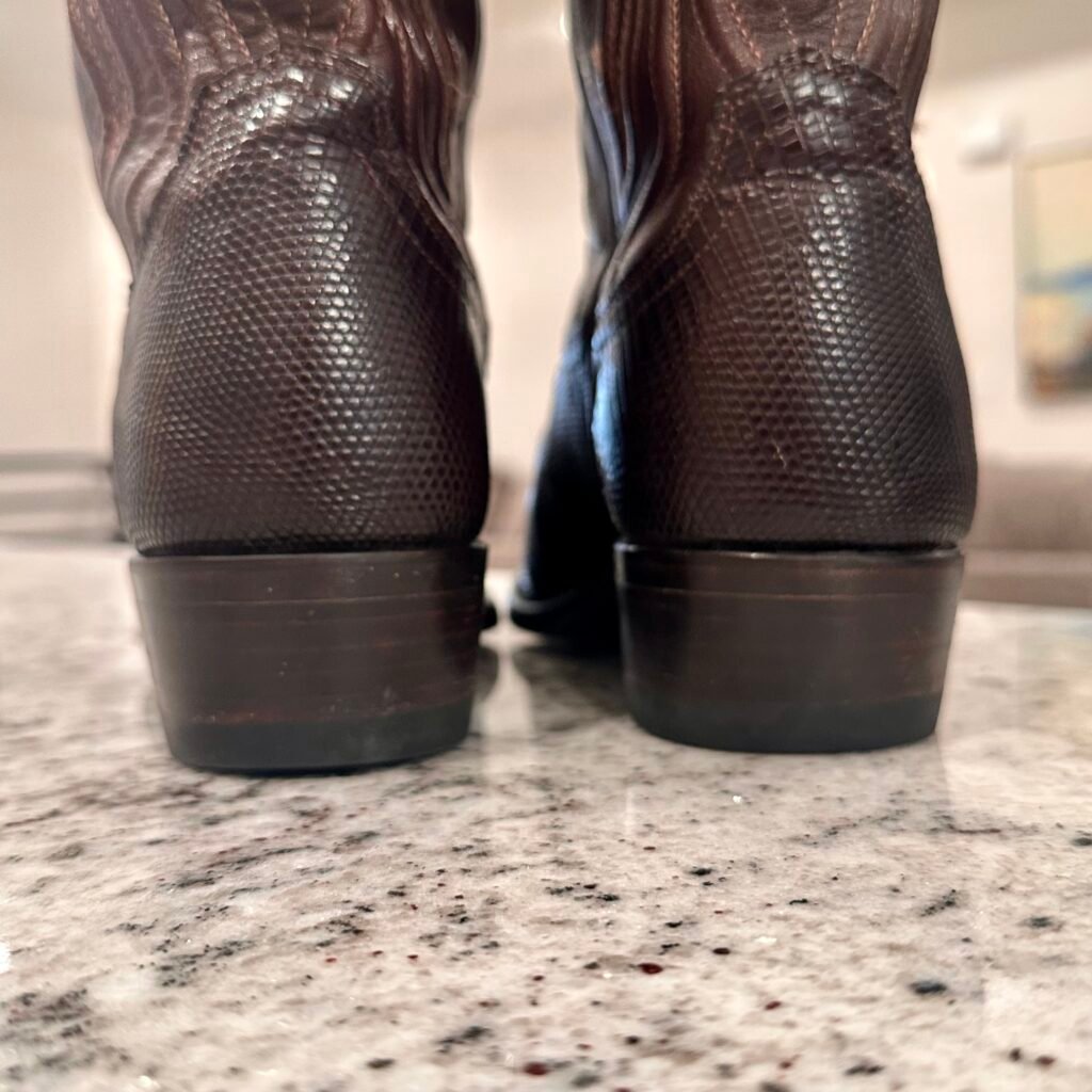 tecovas-nolan-lizard-boots-mens-exotic-brown-chocolate-pull-on-leather-style-1006-worn