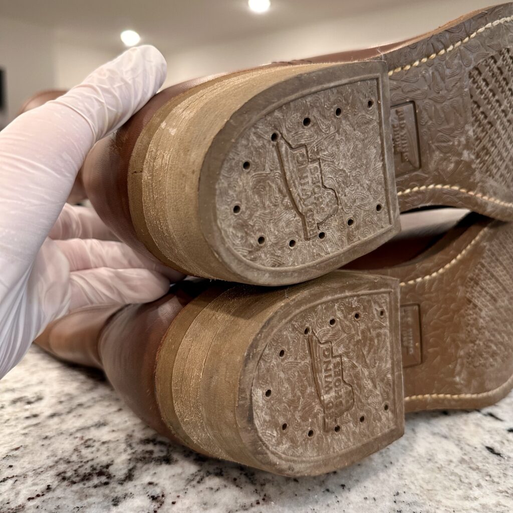 vintage-red-wing-boots-mens-nail-seat-1155-brown-cowboy-roper-western-work-pull-on-heel