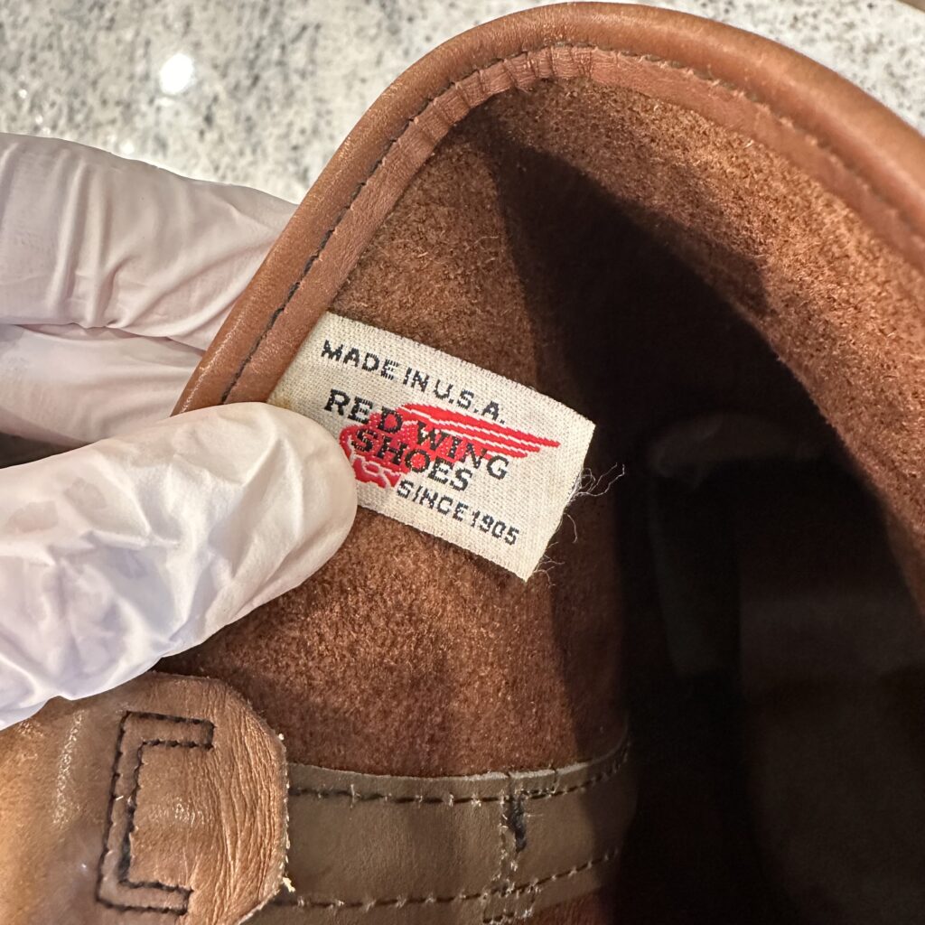 vintage-red-wing-boots-mens-nail-seat-1155-brown-cowboy-roper-western-work-pull-on-made-in-usa